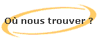 O� nous trouver ?